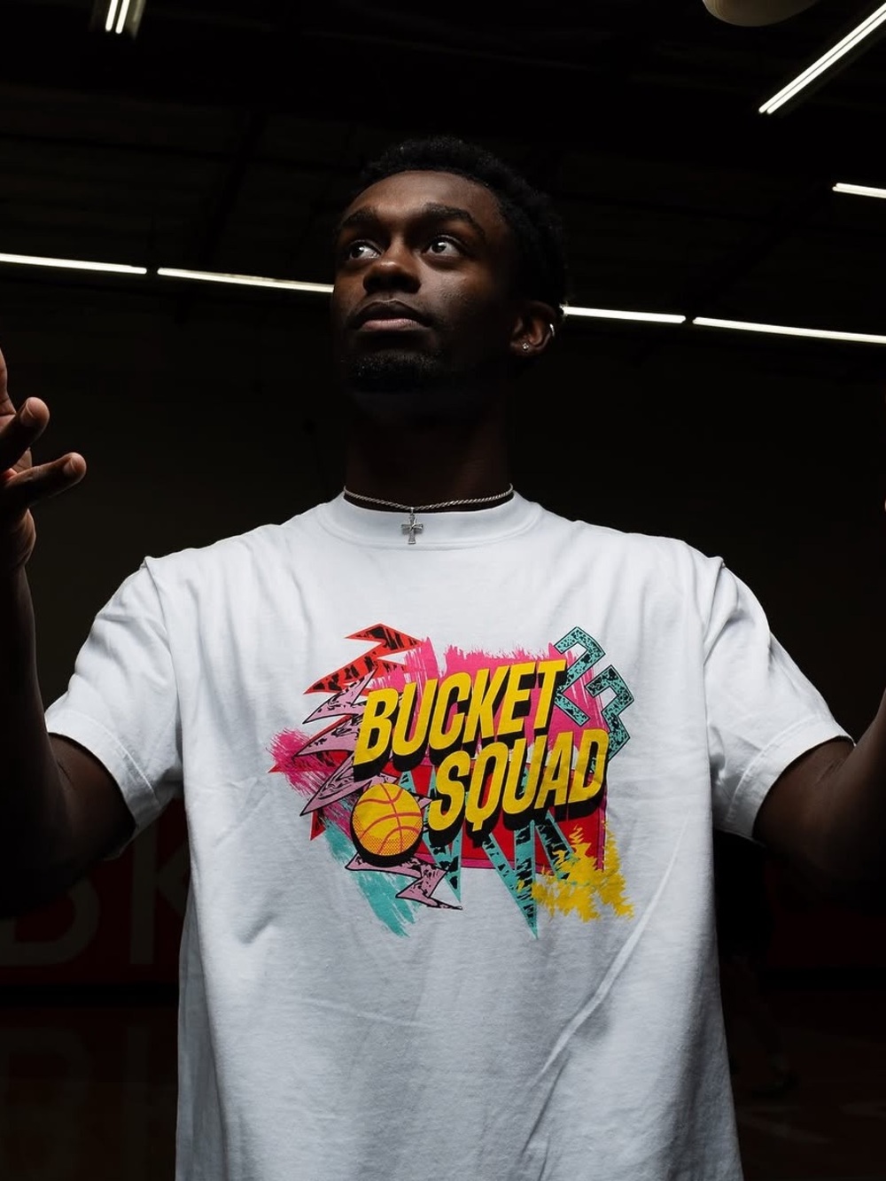 Bucket Squad White Graphic Tee - Casual Men’s Shirt Size XL NWOT